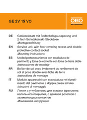 OBO Bettermann GE 2V 15 VO Mounting Instructions