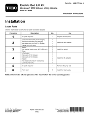 Toro 08389 Installation Instructions Manual