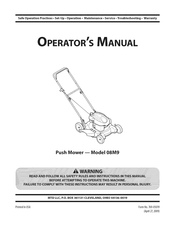 MTD 11A-08M9006 Operator's Manual