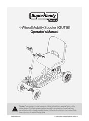 Super Handy GUT161 Operator's Manual
