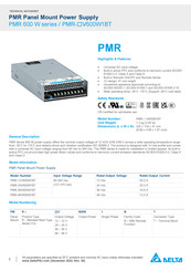 Delta PMR-48V600W1BT Technical Data Sheet
