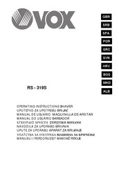 Vox RS-319S Operating Instructions Manual
