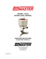 BINMASTER MAXIMA+ DC Operating Instructions Manual