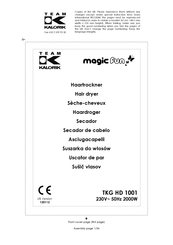 Team Kalorik magic fun TKG HD 1001 Operating Instructions Manual
