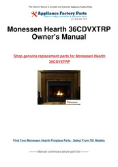 Majestic TEMCO 36CDVXTRP Installation Instructions And Homeowner's Manual