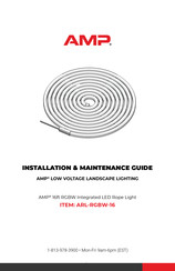 AMP ARL-RGBW-16 Installation & Maintenance Manual