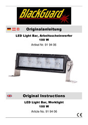 BlackGuard RJ11022-F Original Instructions Manual