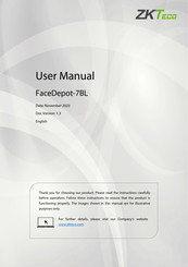 ZKTeco FaceDepot-7BL User Manual
