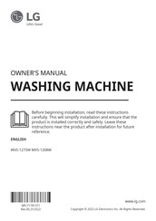 LG WV5-1275W Owner's Manual
