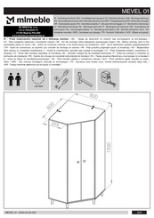 ML MEBLE MEVEL 01 Assembling Instruction