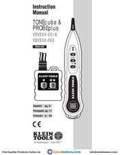 Klein Tools VDV500808 Instruction Manual