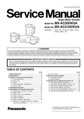 Panasonic MX-AC210SWUA Service Manual