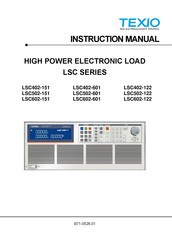 TEXIO LSC402-601 Instruction Manual