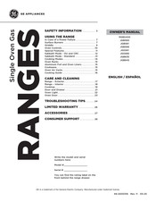 GE RGBS400 Owner's Manual