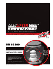 Air Lift 88399 Installation Manual