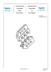 Tyco Electronics ERGOCRIMP 6-1579001-3 Instruction Sheet
