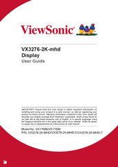 ViewSonic VS17550 User Manual