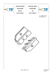 TE Connectivity ERGOCRIMP 0-1579001-5 Instruction Sheet