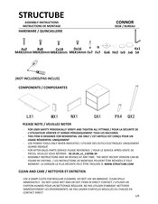 STRUCTUBE CONNOR Assembly Instructions Manual