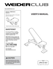 ICON IP WEIDER CLUB WEBE1296.0 User Manual