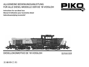 PIKO 18 VOSSLOH Instructions Manual