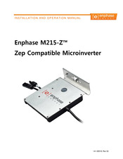 enphase M215-Z Installation And Operation Manual