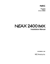 NEC NEAX 2400 IMX Installation Manual