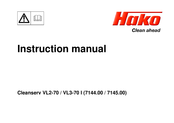 HAKO Cleanserv VL2-70 Instruction Manual