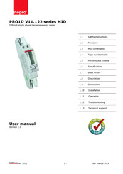 Inepro PRO1D V11.122 Series User Manual