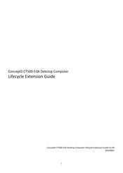 Acer ConceptD CT500-53A Lifecycle Extension Manual