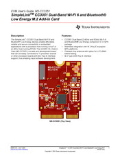 Texas Instruments SimpleLink M2-CC3351 User Manual