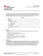 Texas Instruments DRV3201 User Manual