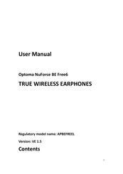 Optoma APBEFREEL User Manual