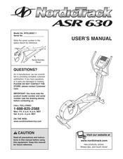 ICON IP NordicTrack ASR 630 User Manual