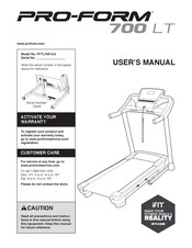 ICON IP PRO-FORM 700 LT User Manual