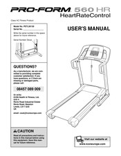 ICON Health & Fitness PRO-FORM 560 HR HeartRateControl User Manual