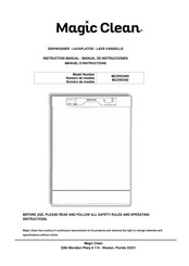 magic clean MCDW24WI Instruction Manual