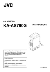 JVC KA-AS790G Instructions Manual