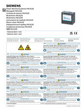 Siemens 7KM4220-0BA01-1EA0 Operating Instructions Manual