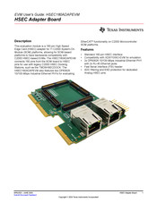 Texas Instruments HSEC180ADAPEVM User Manual
