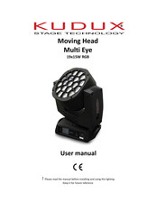 Kudux Multi Eye 19x15W RGB User Manual