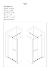 Duschservice 1946-6 Assembly Instructions Manual