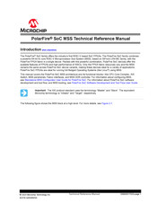 Microchip Technology PolarFire SoC MSS Technical Reference Manual