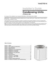 Trane 4TTB4018E Installer's Manual