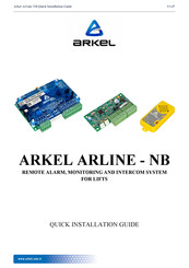 Arkel ARLINE - NB Quick Installation Manual