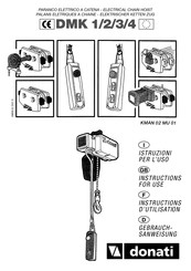 Donati DMK 3 Instructions For Use Manual