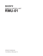 Sony RMU-01 Service Manual