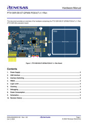 Renesas PTX130R-EB-ST-QFN56-POS/IoT v1.1Ren Hardware Manual