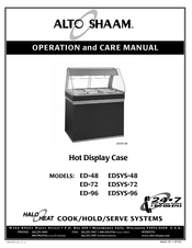Alto-Shaam EDSYS-72 Operation And Care Manual
