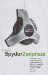 ColorVision Spyder2express Installation Manual